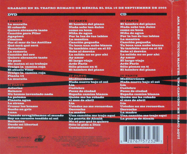 Ana Belén - Víctor Manuel : Una Canción Me Trajo Aquí (CD, Album + DVD-V)