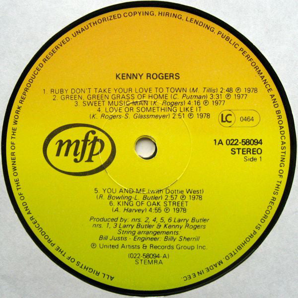 Kenny Rogers : Collection (LP, Comp)