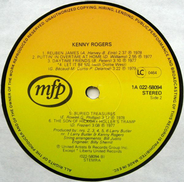 Kenny Rogers : Collection (LP, Comp)