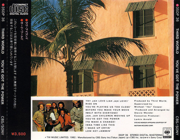 Third World : You've Got The Power (CD, Album, RE)