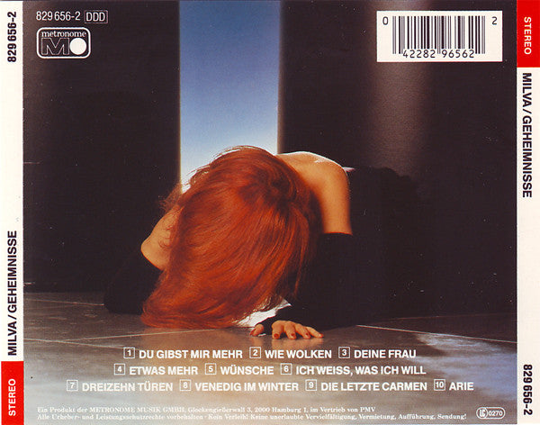 Milva : Geheimnisse (CD, Album)