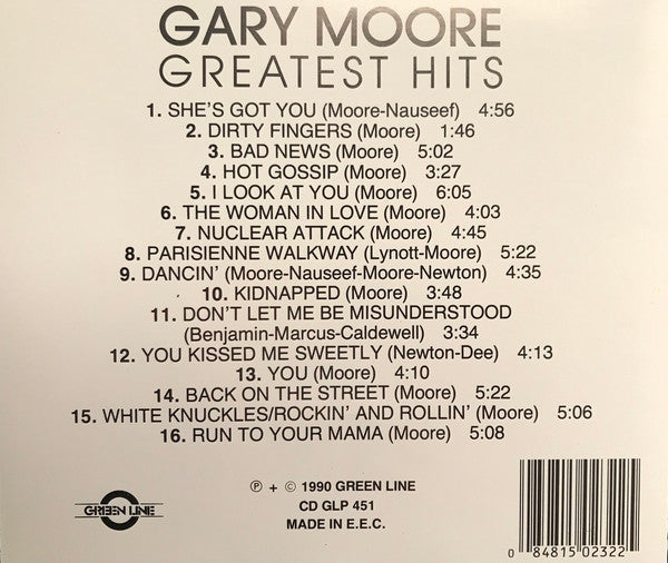 Gary Moore : Greatest Hits (CD, Comp)