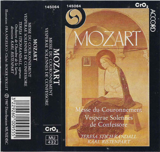Wolfgang Amadeus Mozart, Teresa Stich-Randall, Karl Ristenpart : Messe Du Couronnement / Vesperae Solennes De Confessore (Cass, Album, RE)