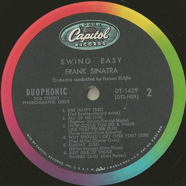 Frank Sinatra : Swing Easy (LP, RE, Rec)