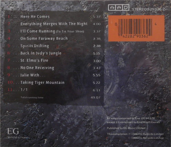 Brian Eno : Desert Island Selection (CD, Comp)