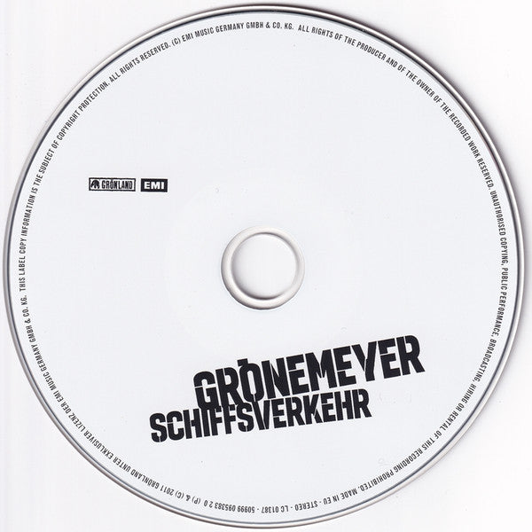 Herbert Grönemeyer : Schiffsverkehr (CD, Album)