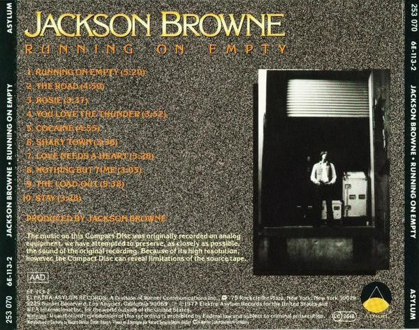 Jackson Browne : Running On Empty (CD, Album)