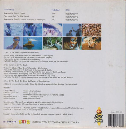 T-Spoon : Sex On The Beach (Supreme DJ Team Mixz) (CD, Single, Car)