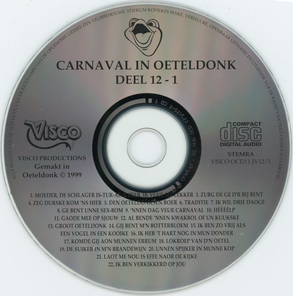 Various : Carnaval in Oeteldonk - Deel 12 (2xCD, Comp)