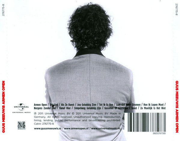 Guus Meeuwis : Armen Open (CD, Album)