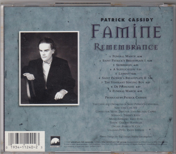 Patrick Cassidy : Famine Remembrance (CD, Album)