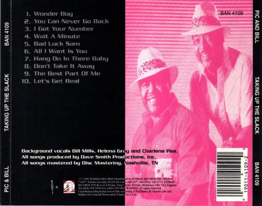 Pic And Bill : Taking Up The Slack (CD, Album)