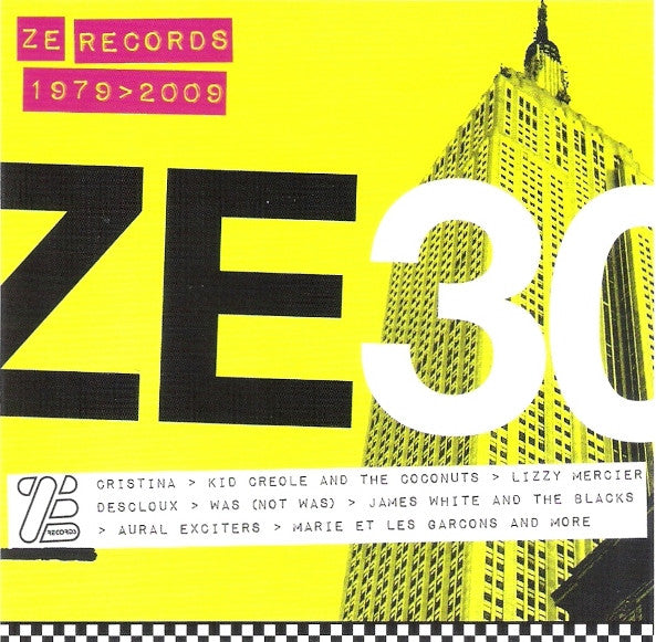 Various : ZE 30: ZE Records 1979-2009 (CD, Comp, Promo)