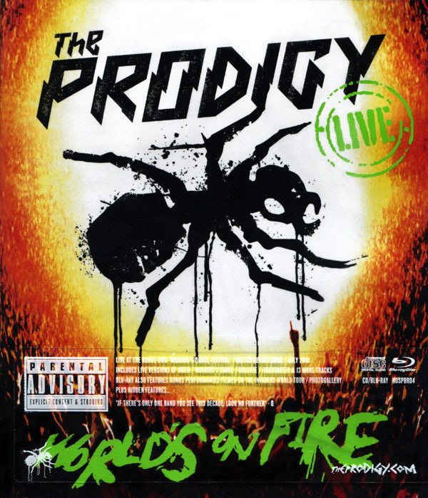 The Prodigy : Live - World's On Fire (CD, Album + Blu-ray, Album, Multichannel)