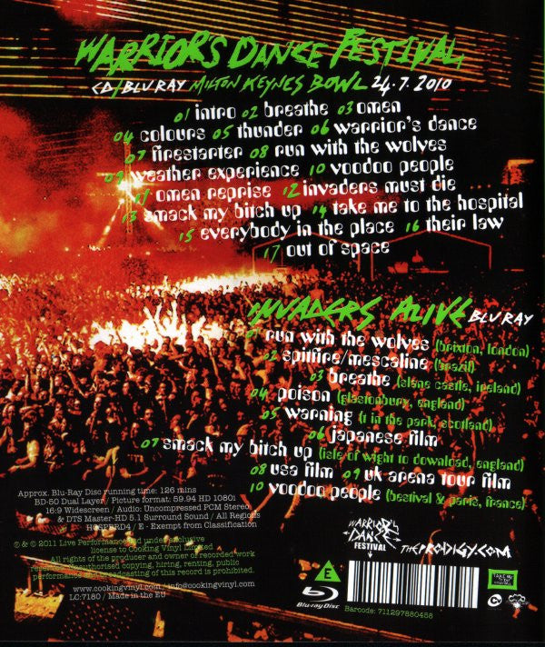 The Prodigy : Live - World's On Fire (CD, Album + Blu-ray, Album, Multichannel)