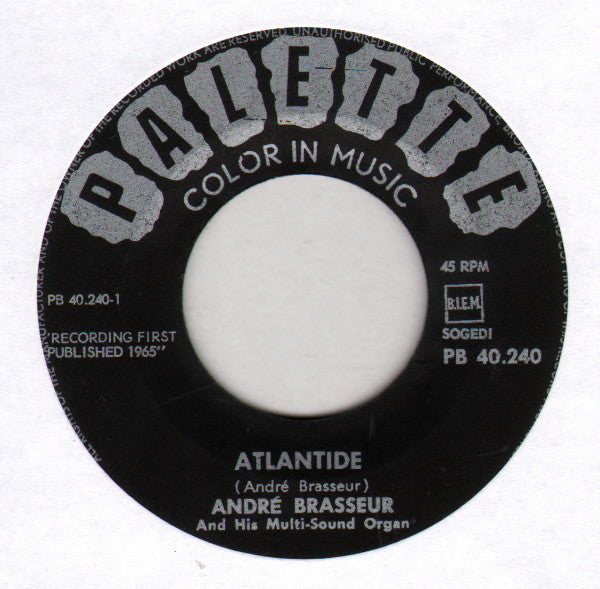 André Brasseur : Atlandide / Studio 17 (7", Single)