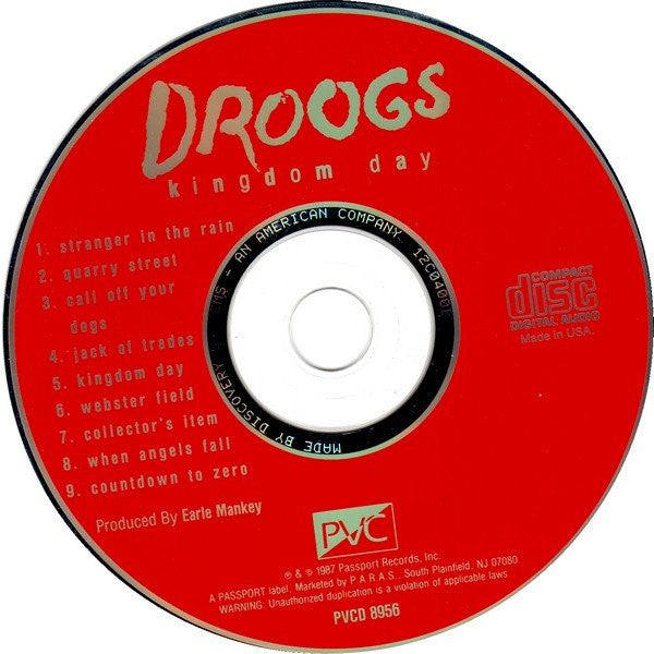 Droogs : Kingdom Day (CD, Album)