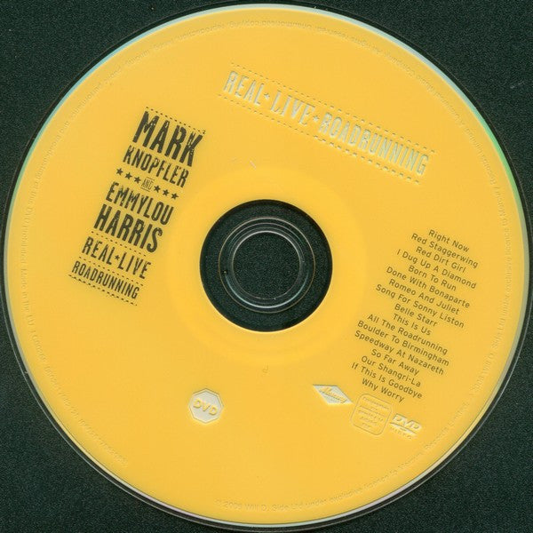 Mark Knopfler And Emmylou Harris : Real Live Roadrunning (DVD-V, Multichannel, PAL + CD, Album)