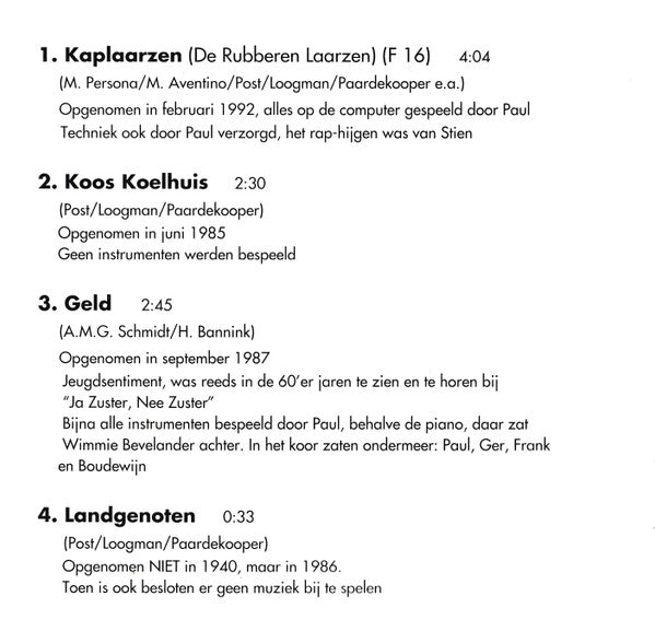 Dingetje : Rubber, Gevulde Koeken En Zwaailichten (CD, Album, RE)