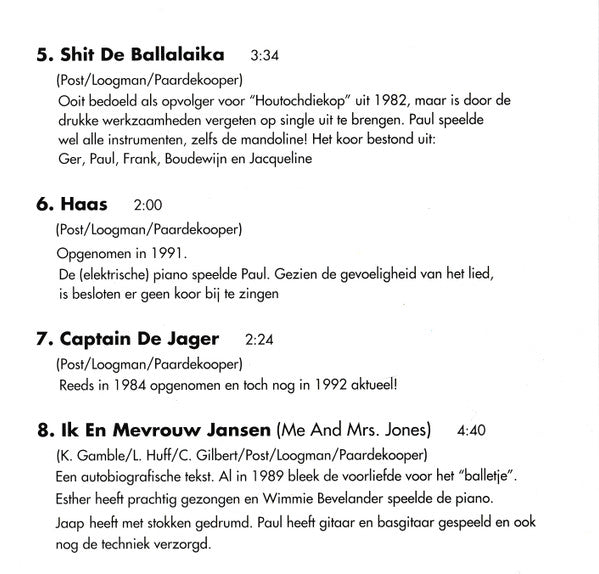 Dingetje : Rubber, Gevulde Koeken En Zwaailichten (CD, Album, RE)