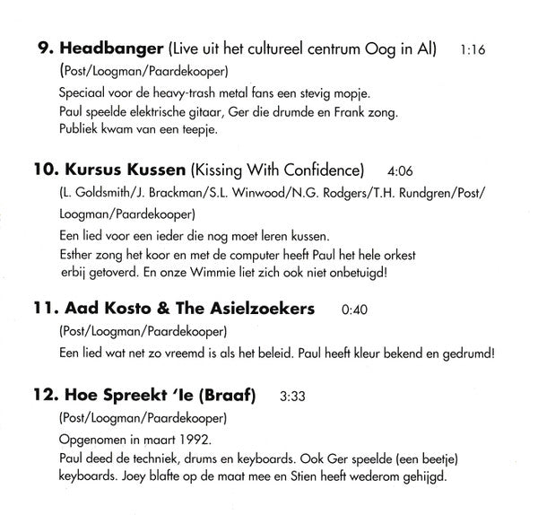 Dingetje : Rubber, Gevulde Koeken En Zwaailichten (CD, Album, RE)