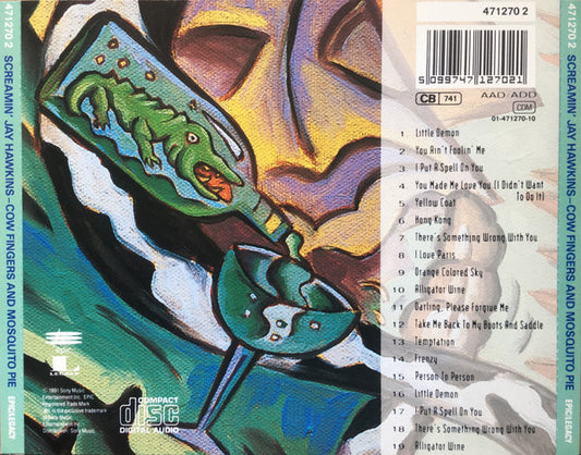 Screamin' Jay Hawkins : Cow Fingers & Mosquito Pie (CD, Comp)
