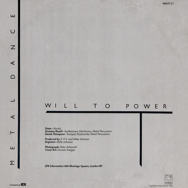 SPK : Metal Dance (12", Single)
