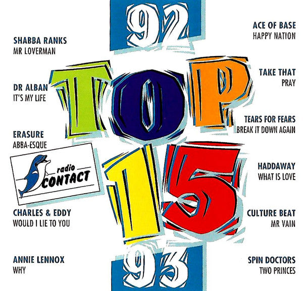 Various : Radio Contact Top 15 (92-93) (2xCD, Comp)
