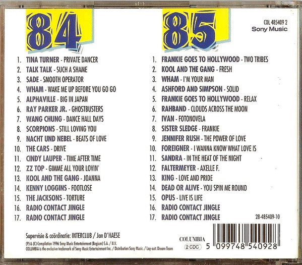 Various : Radio Contact Top 15 (84-85) (2xCD, Comp)