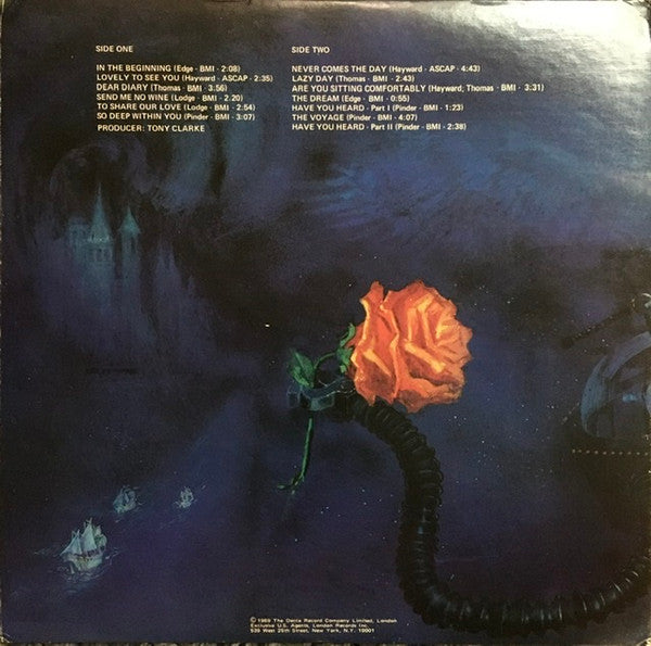 The Moody Blues : On The Threshold Of A Dream (LP, Album, W; )