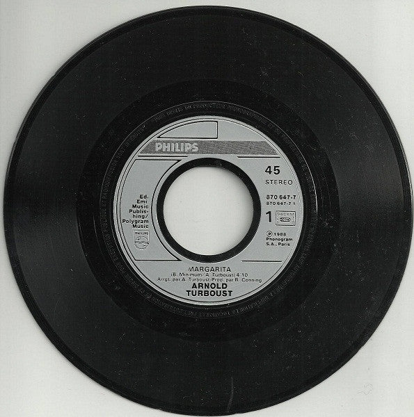 Arnold Turboust : Margarita (7", Single)