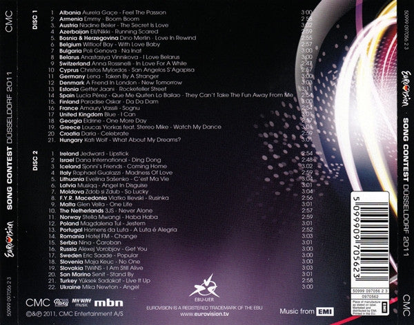 Various : Eurovision Song Contest Düsseldorf 2011 (2xCD, Album, Comp)