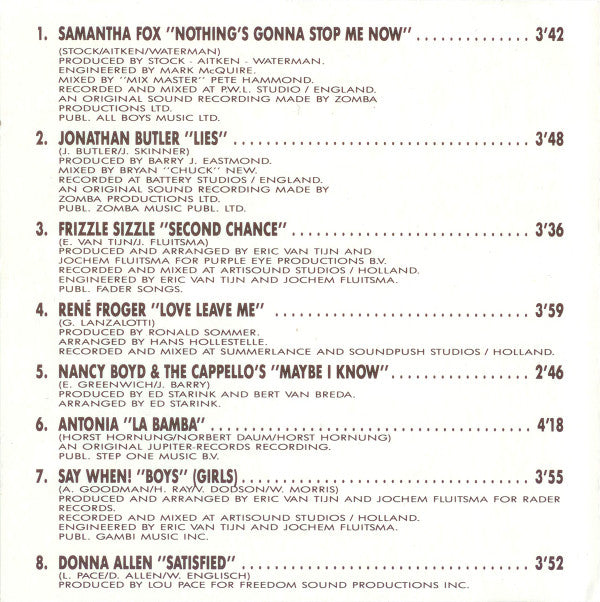 Various : Top 40 Summer Hits 1987 (CD, Comp)