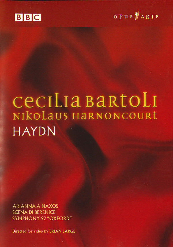 Haydn* - Cecilia Bartoli, Nikolaus Harnoncourt : Arianna A Naxos / Scena Di Berenice / Symphony 92 "Oxford" (DVD-V, Multichannel, PAL)