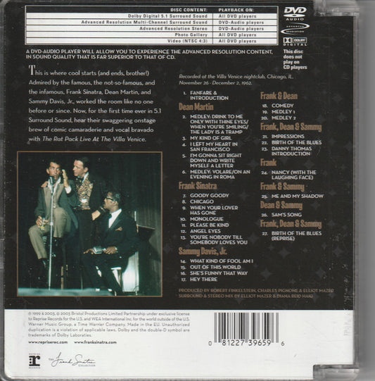 The Rat Pack : Live At The Villa Venice (DVD-A, Album)