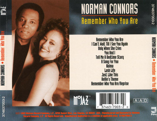 Norman Connors : Remember Who You Are (CD, Album)