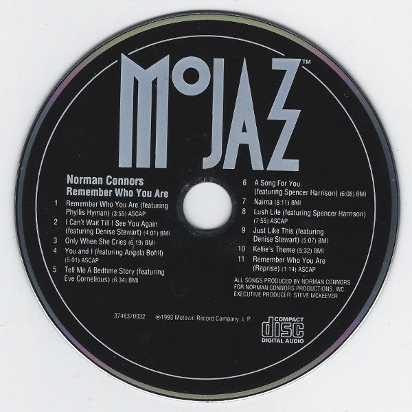 Norman Connors : Remember Who You Are (CD, Album)