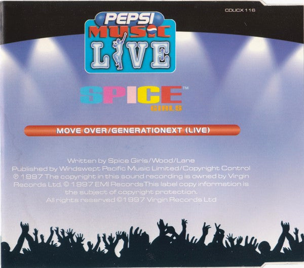 Spice Girls : Move Over / Generationext (Live) (CD, Single)