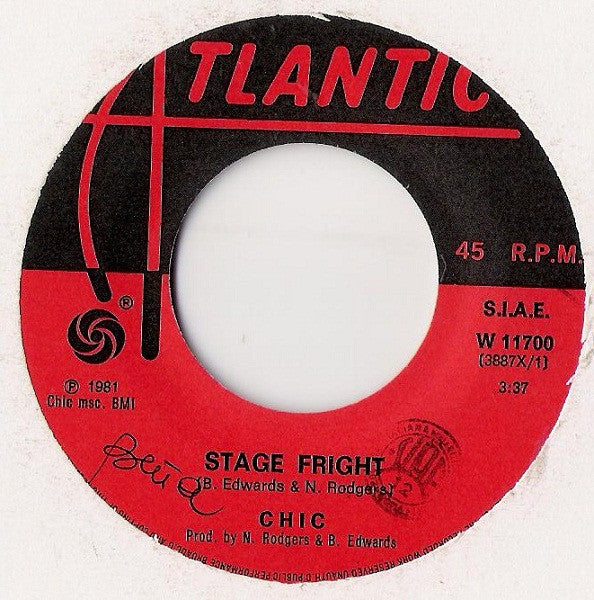 Chic : Stage Fright (7")