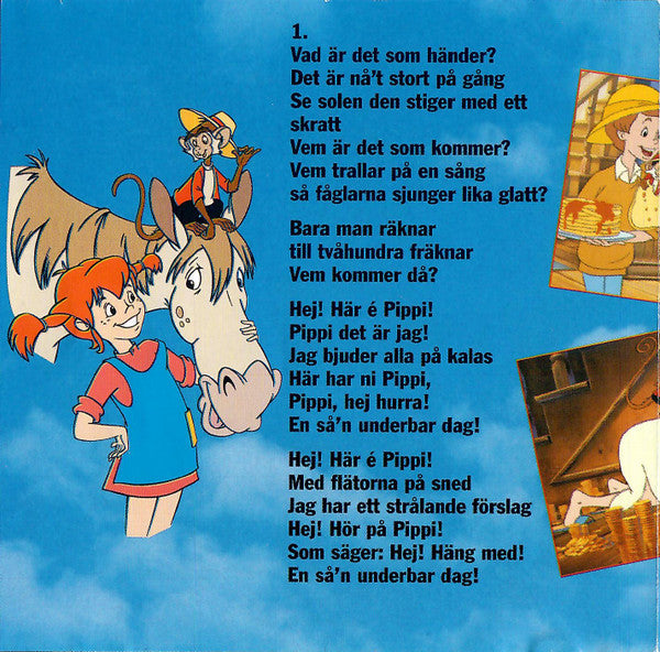 Astrid Lindgren : Astrid Lindgrens Pippi Långstrump - Orginalinspelning Från Den Tecknade Filmen (CD)