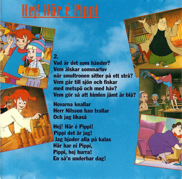 Astrid Lindgren : Astrid Lindgrens Pippi Långstrump - Orginalinspelning Från Den Tecknade Filmen (CD)