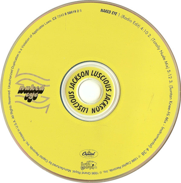 Luscious Jackson : Naked Eye (CD, Single)
