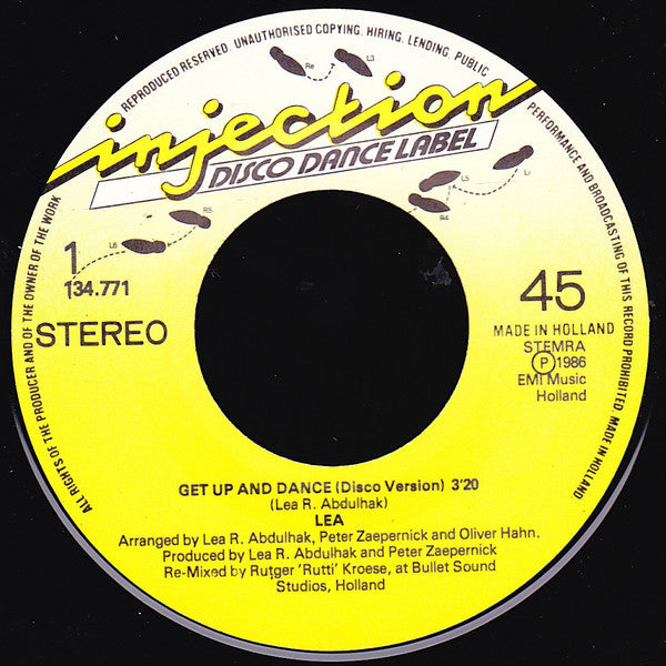 Lea (6) : Get Up And Dance (7")