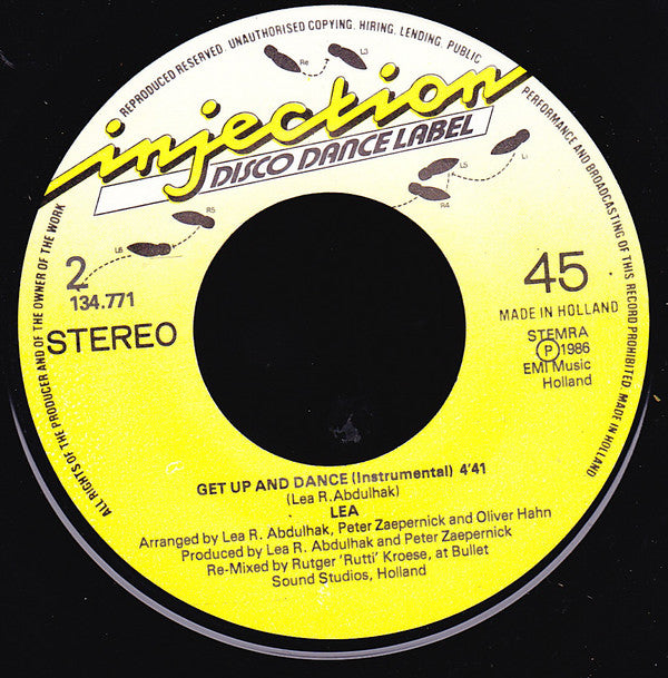 Lea (6) : Get Up And Dance (7")