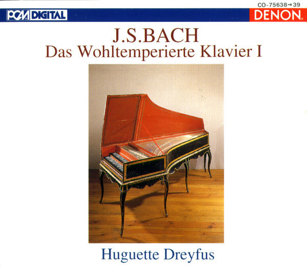 Johann Sebastian Bach, Huguette Dreyfus : J.S.Bach-Das Wohltemperierte Klavier I (2xCD, Album)