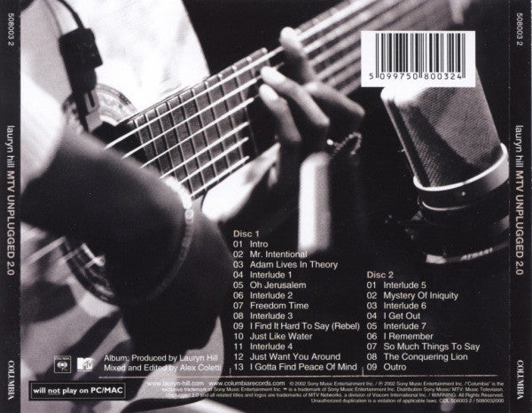 Lauryn Hill : MTV Unplugged 2.0 (2xCD, Album)