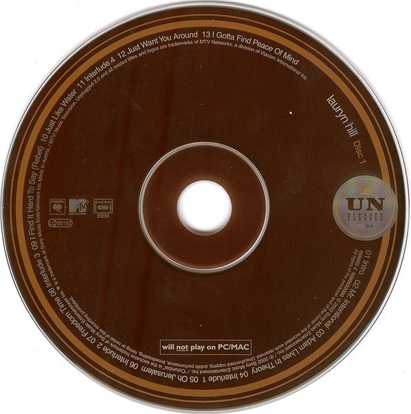 Lauryn Hill : MTV Unplugged 2.0 (2xCD, Album)