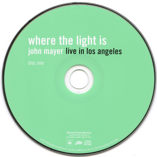 John Mayer : Where The Light Is: John Mayer Live In Los Angeles (2xCD, Album)
