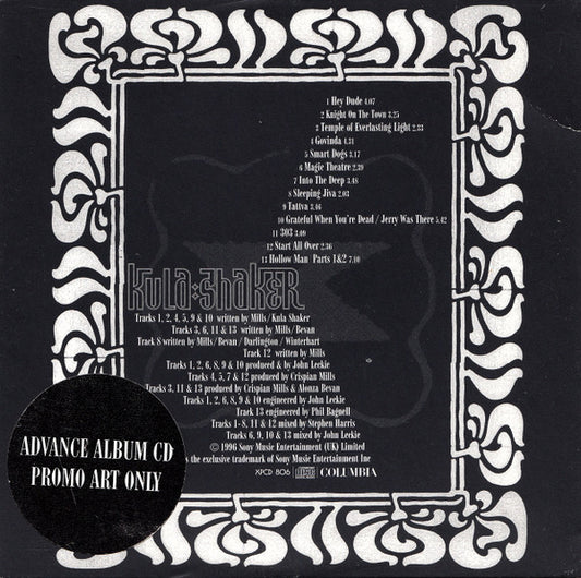 Kula Shaker : K (CD, Album, Promo)