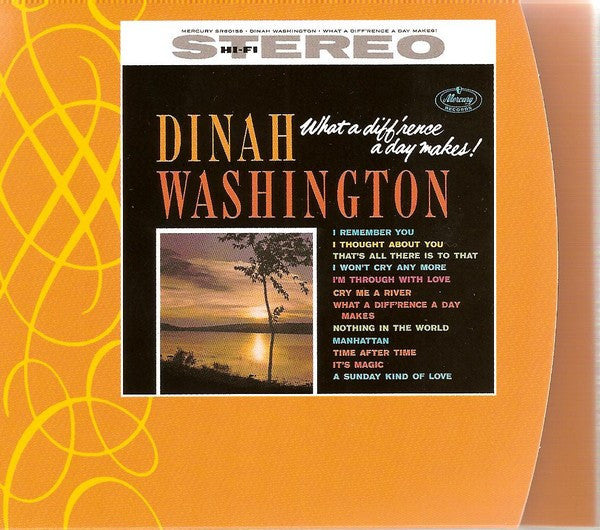 Dinah Washington : What A Diff'rence A Day Makes! (CD, Album, RE, Dig)